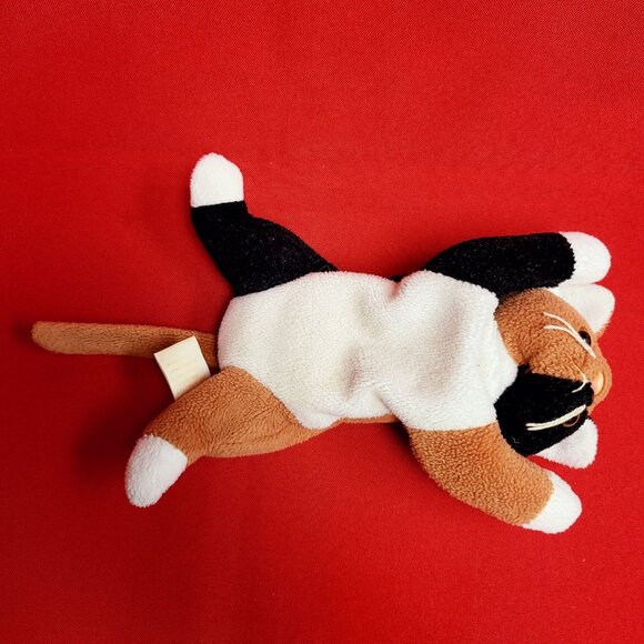 TY Beanie Babies Chip The Calico Cat 1996 Stuffed Animal - Picture 8 of 13